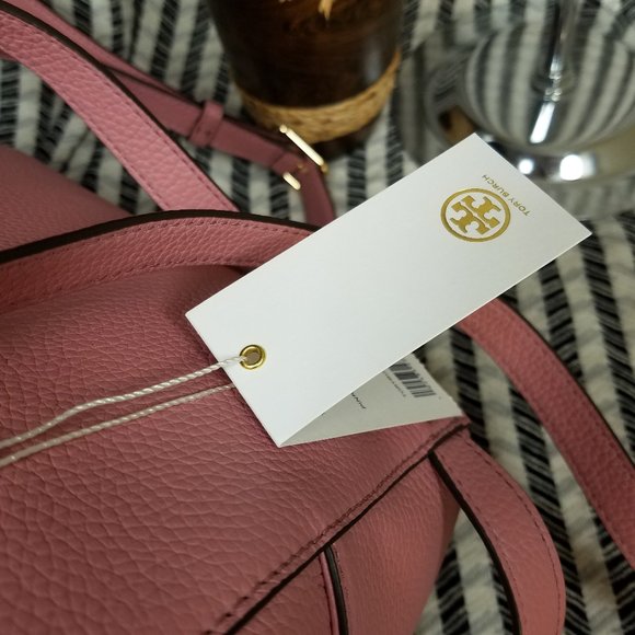 Tory Burch Pink Magnolia Thea Mini Backpack - Picture 2 of 11